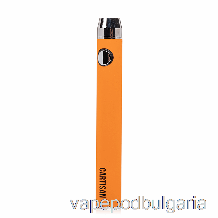 Vape 10000 Дръпки Cartisan бутон Vv 900 Dual Charge 510 батерия [микро] оранжев